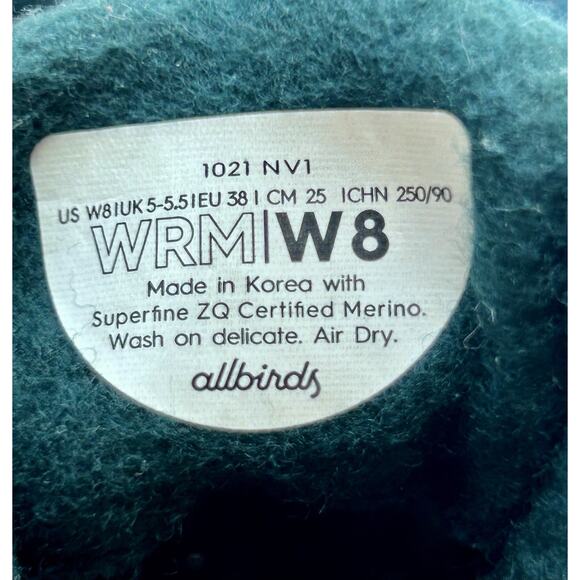 Allbirds Women’s Wool Runner Mizzle Aurora‎ Cream Sole Running Shoes Size 8 - Picture 4 of 10